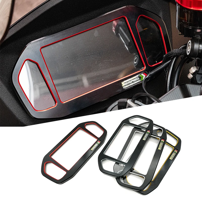SEMSPEED CNC-Aluminium-Motorrad-Armaturenbrett-Ornament für Qjmotor Sport Racing SRK 921 RR 800RR SRK 600RS SRK 600RR