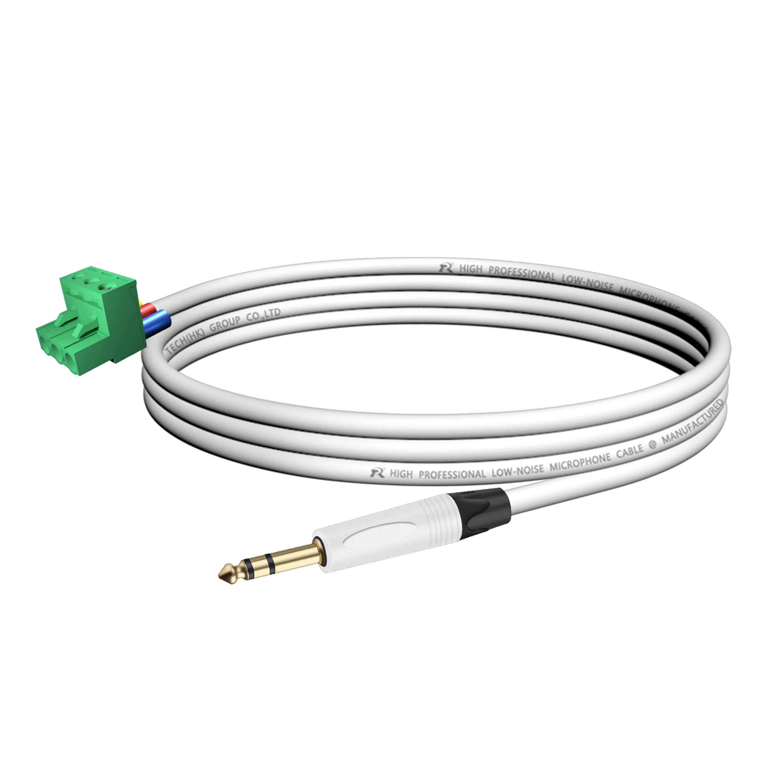 Präzise 6,35-mm-TRS-Verbindung, reibungslose Übertragung, robuste Anschlussanpassung und langlebige Verarbeitung für professionelle Audiointegration. – Detail 10