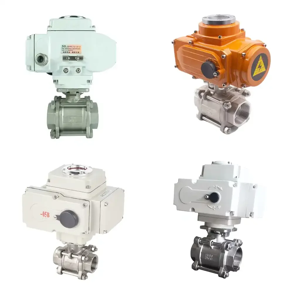 

DN25 Customizable Electric Actuator Ball Valve Metal Seated PTFE Soft Seal Flange High-Temperature Oil Media 1" Port Water
