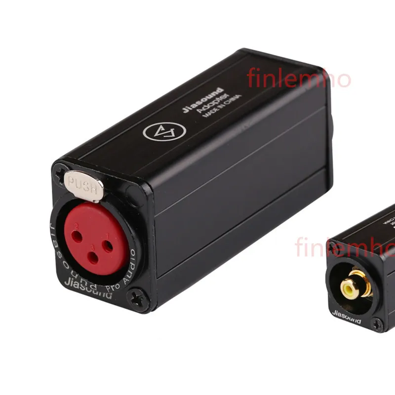 1 قطعة محول من XLR موصل الصوت إلى RCA فونو المقبس ل ملحقات كابل تسجيل استوديو المهنية الصوت المسرح المنزلي