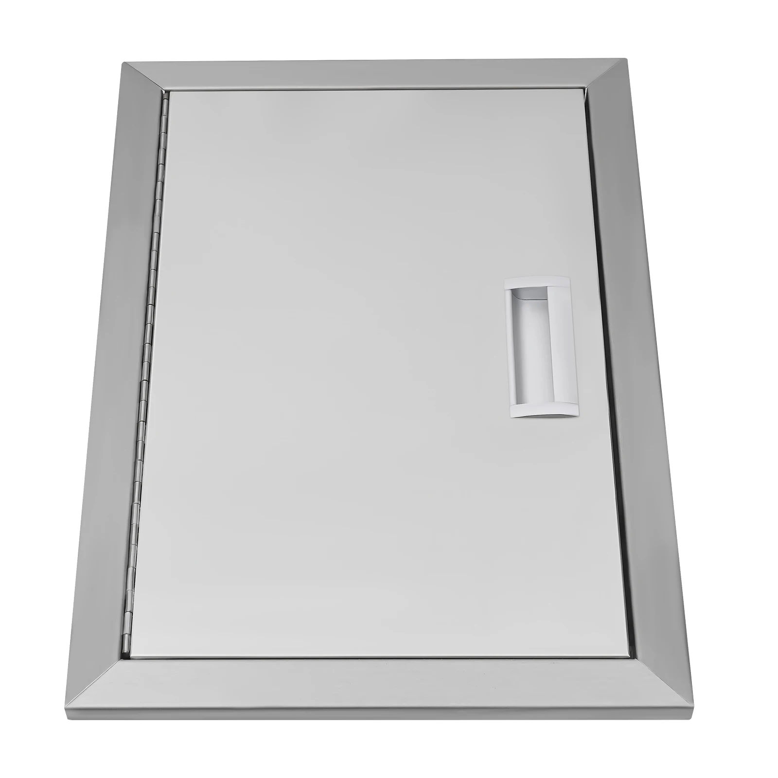 Portes d'accès verticales à paroi unique en acier inoxydable, portes de cuisine extérieures, construction, 14W x 20H, po