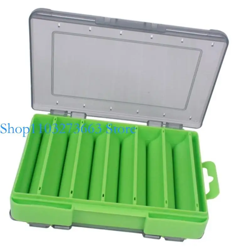 

R6FE Tackle Box Fishing Hook Storage Trags Organizers Box Clear Terminals Tackle Case