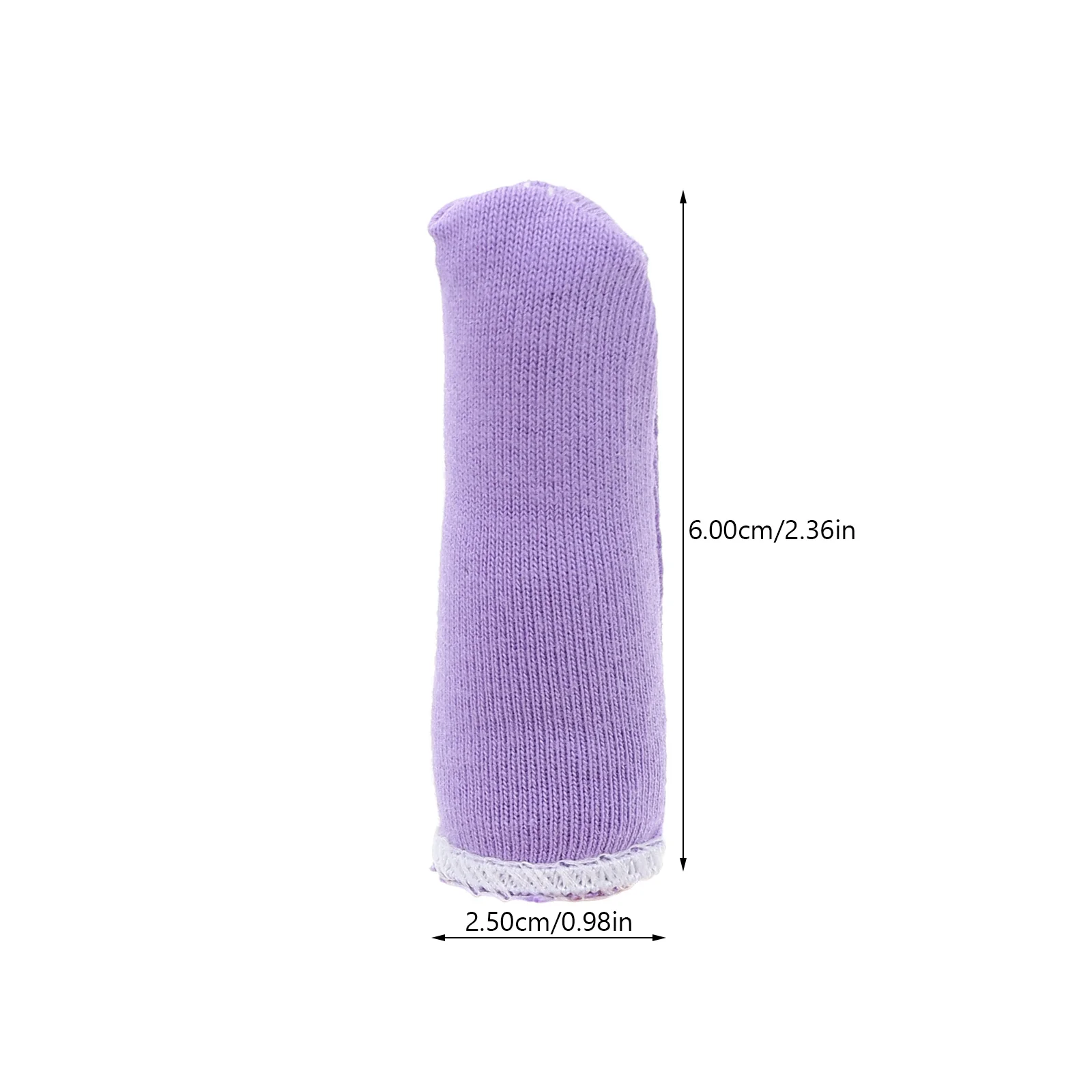 100 قطعة من أغطية الأصابع القطنية المقاومة للتنفس وممتصة للعرق، واقيات مريحة للعمل في العمل، تصميم بسيط #5