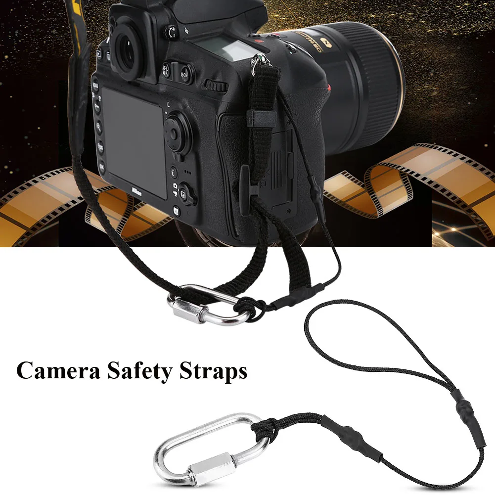 Camera Lanyard Camera Safety Rope   Camera Strap Safety Rope Tether with Clip Hook for DSLR Mirrorless Cameras