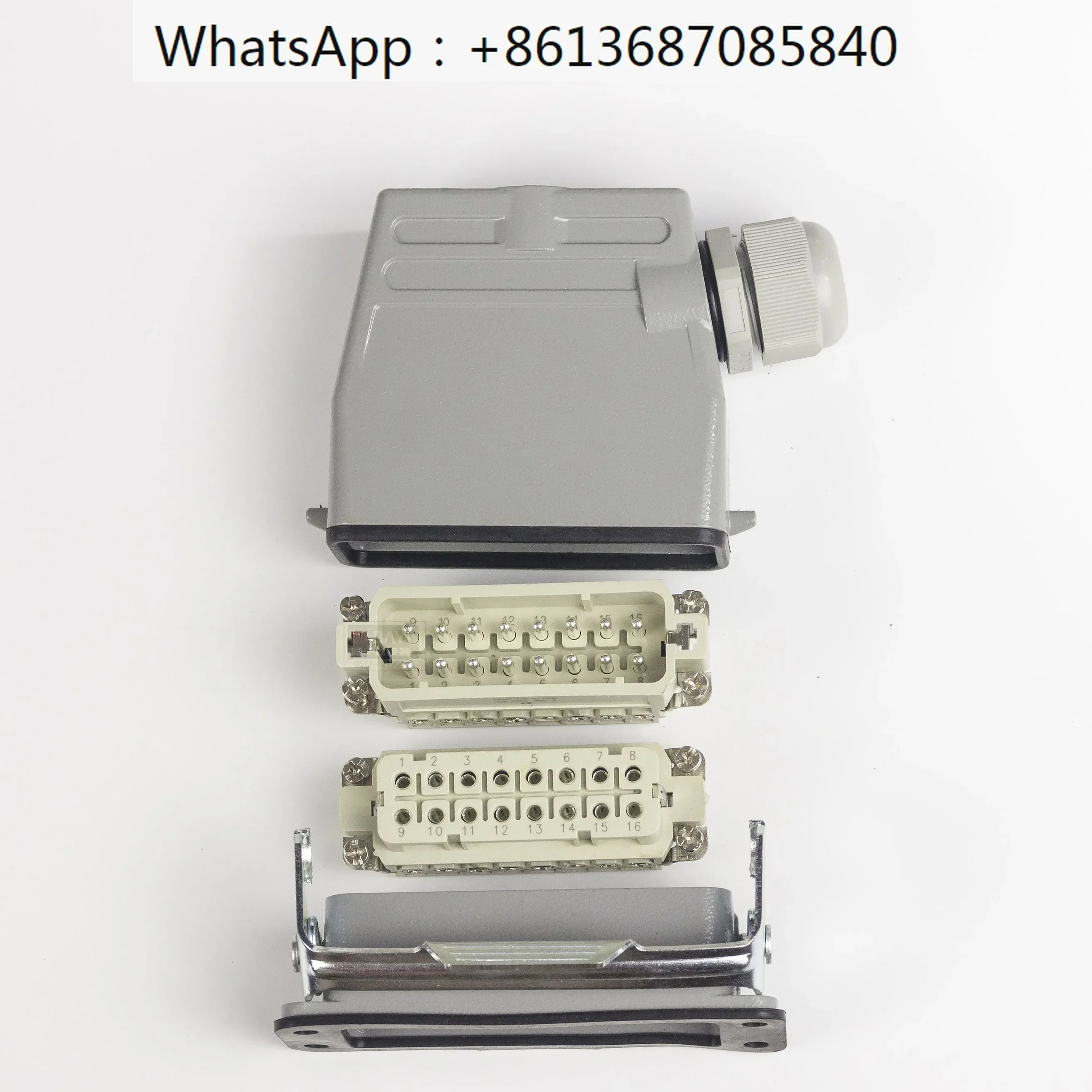 

3 шт., европейский стандарт, 12, небольшой прямоугольный сверхмощный разъем HA-010/016/032, сердечник с верхней стороны