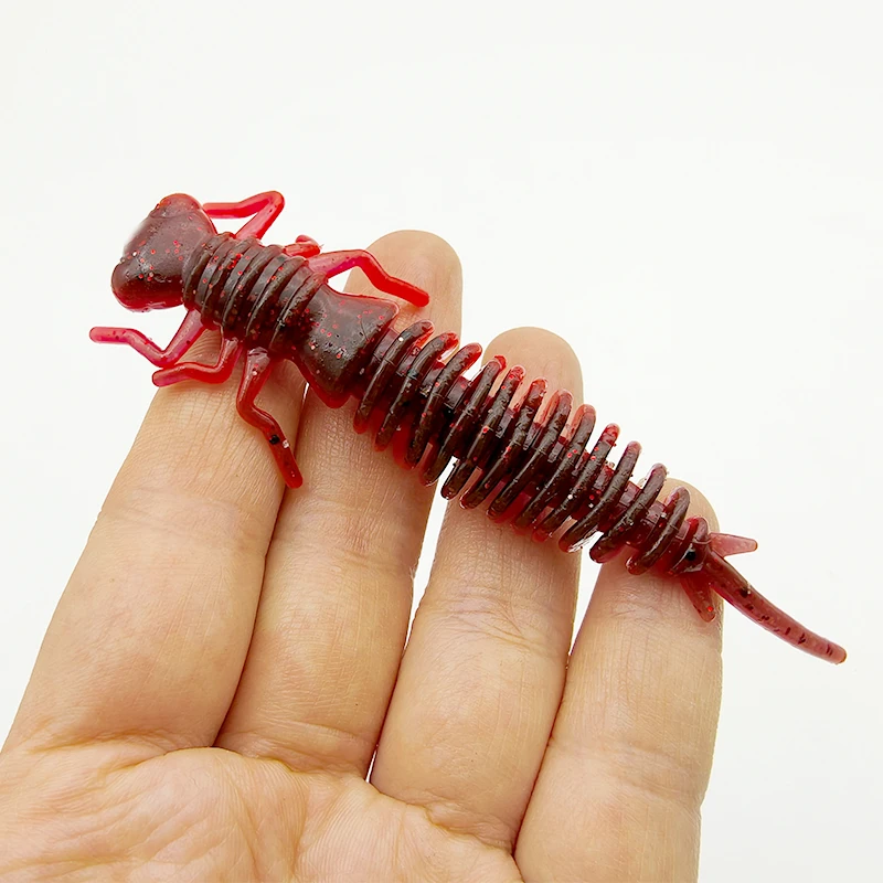 6 Stück Angelköder, weich, 5,5 cm/7,5 cm/10 cm, künstlicher Köder, Angelgerät – Detail 3