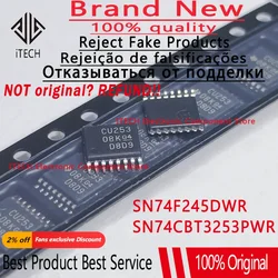 2-10Pcs 100% New SN74CBT3253PWR 74CBT3253 CU253 TSSOP16 TSSOP16 SN74F245DWR 74F245 F245 SOIC-20 SOP20 Brand New Original Chips