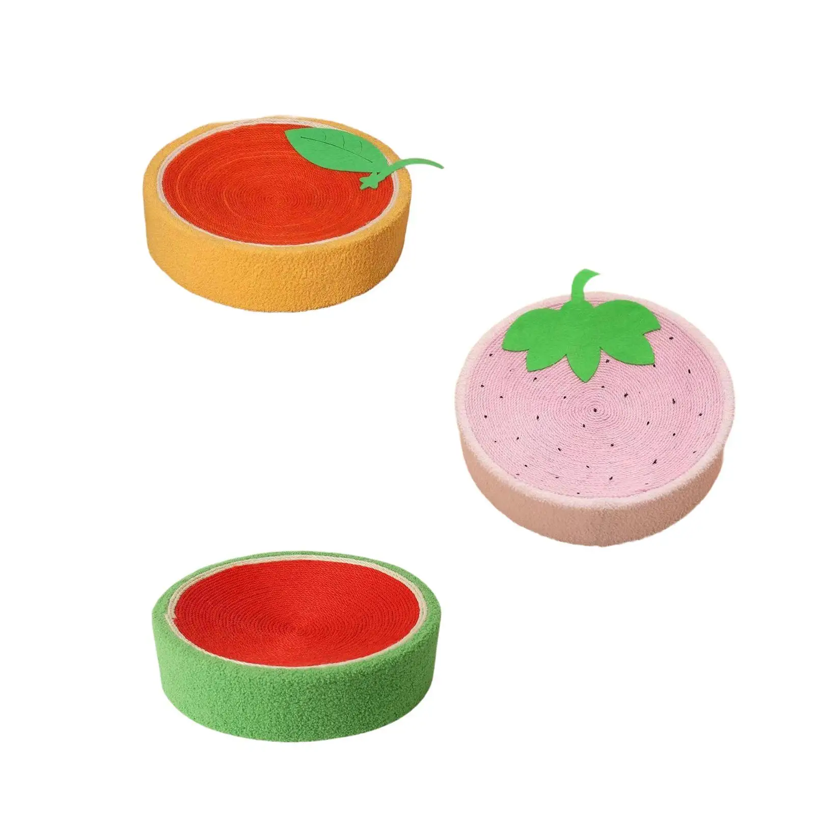 Planche à Gratter Ronde en Sisal pour Chat, Lit pour Chaton