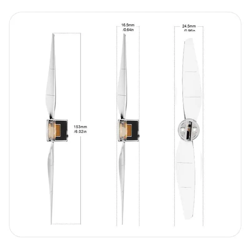 FBIL-1 Set Propeller Blades Propeller Accessories Multifunctional LED Light-Emitting For DJI Mini4 Pro/3 Pro/3 Drone