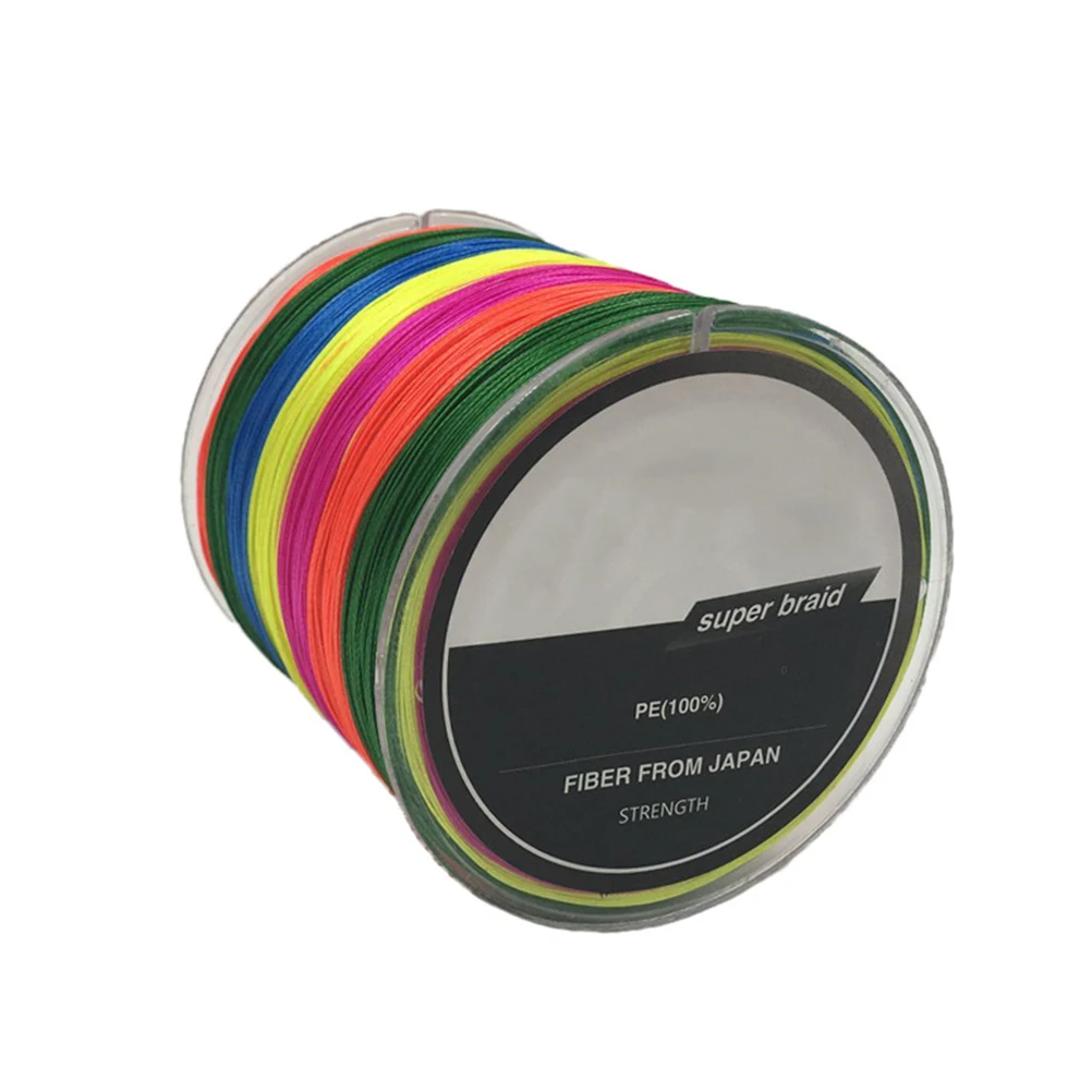 

Colorful Fishing Lines 0.5mm Diameter 8 Strands Braided Anti-bite High Power Strength Thin Diameter Fishing Supplies