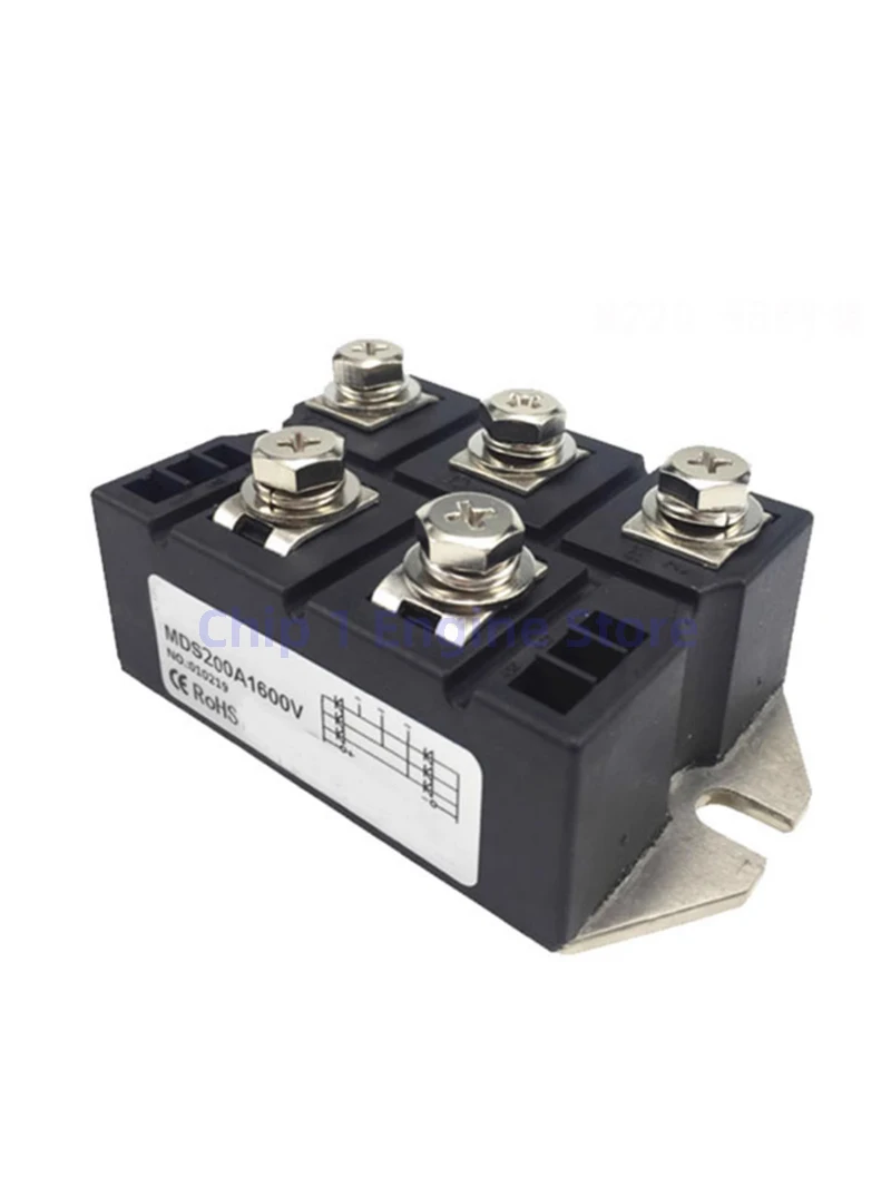 Three phase rectifier bridge MDS75  75A 100A 150A 200A 250A 1600V  2000V  AC/DC diode rectifier module