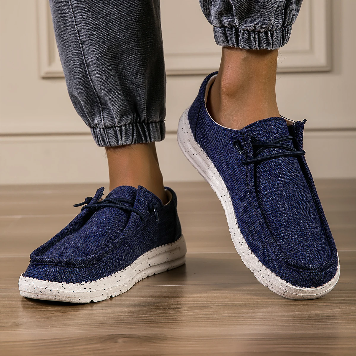 Lightweight Casual Canvas Canvass Shoes For Men Dude Shoes 2023 Big Size 47 48 49 50 Alpargatas Hombre Dropshipping
