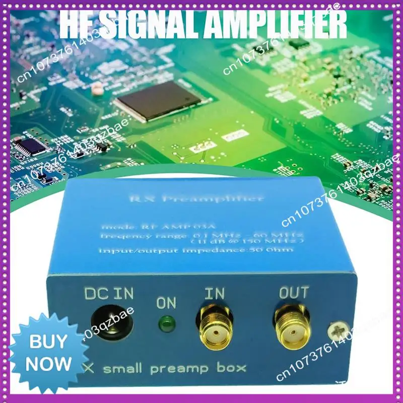 Hot Ltem Medium Wave Short Wave  Signal Amplifier Preamplifier With NPN Transistor 200MA High IP Low Noise For RX Antenna