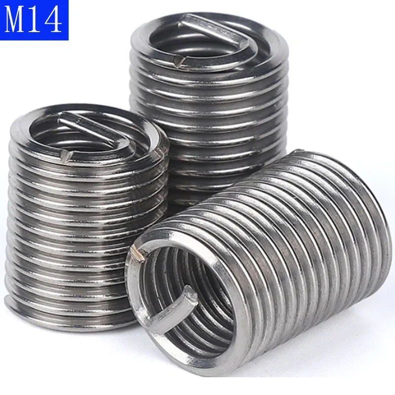 M14 x 2 Helicoil Threaded Insert 304 Stainless Steel Thread Repair Wire Insert