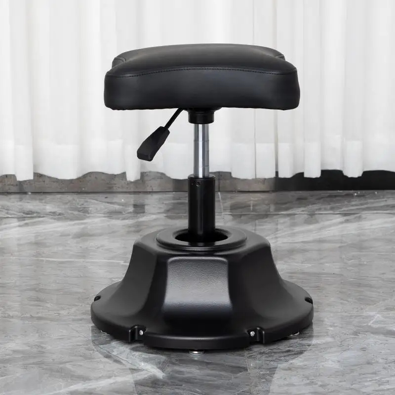 Barber shop high-end large stool, barber shop chair, barber shop rotating lifting round stool