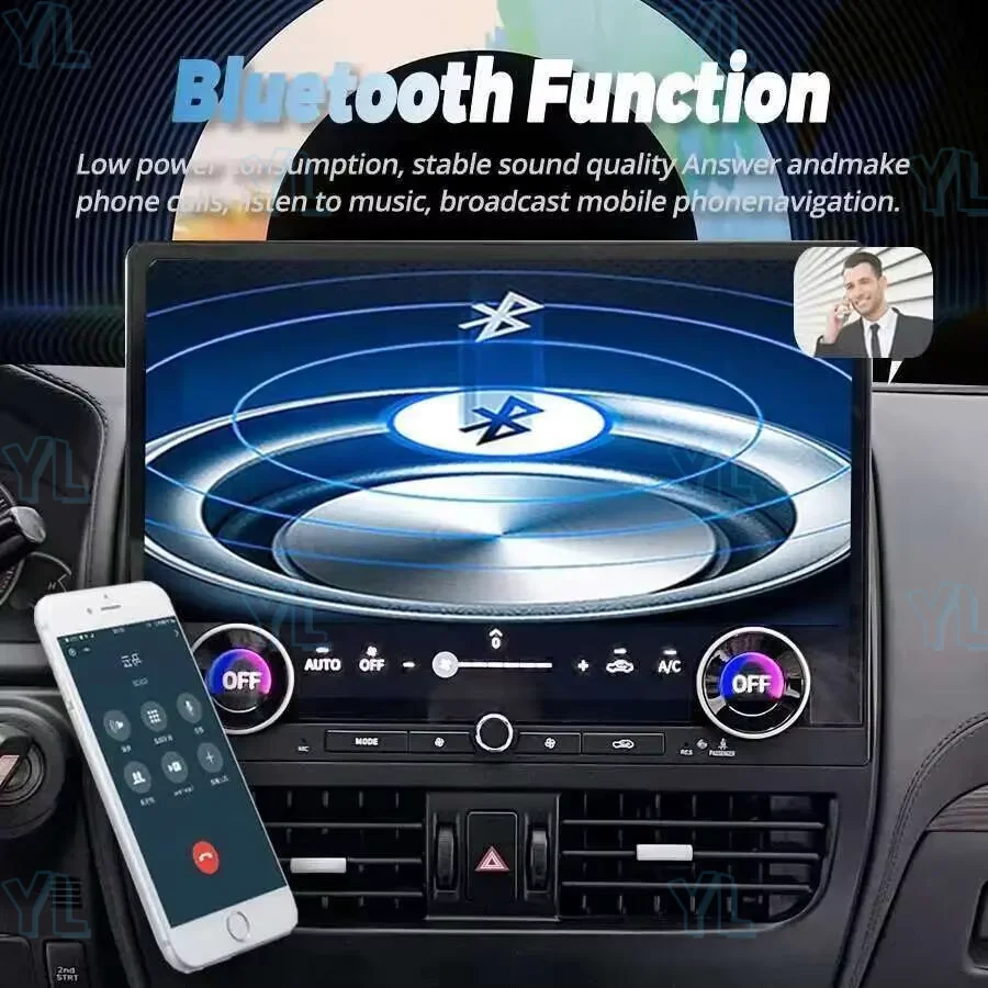 16.8 بوصة أندرويد 13 شاشة لتويوتا برادو 150 2010-2021 راديو السيارة ستيريو Carplay نظام تحديد المواقع مشغل فيديو الوسائط المتعددة DSP رئيس وحدة