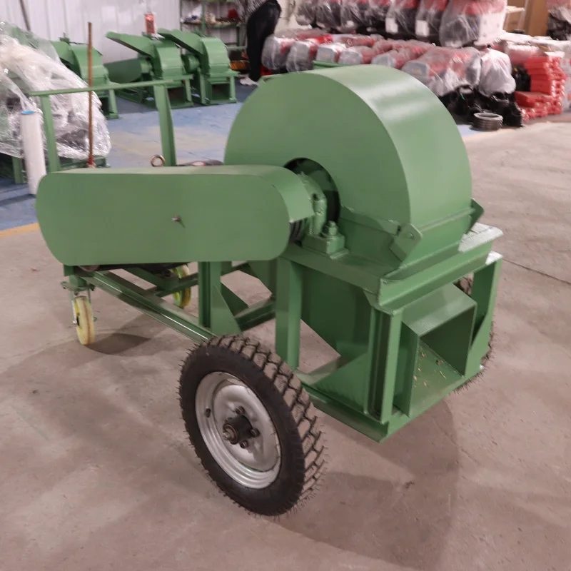 

High-Performance Small 1 TON/H Wood Chipper Shredder with Electric/Engine