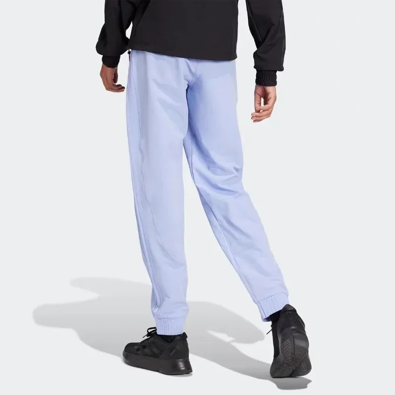 Adidas Sweat Wicking Button Zip Waist Cargo Cut Slant Pockets Camping Long TrousersIK5473