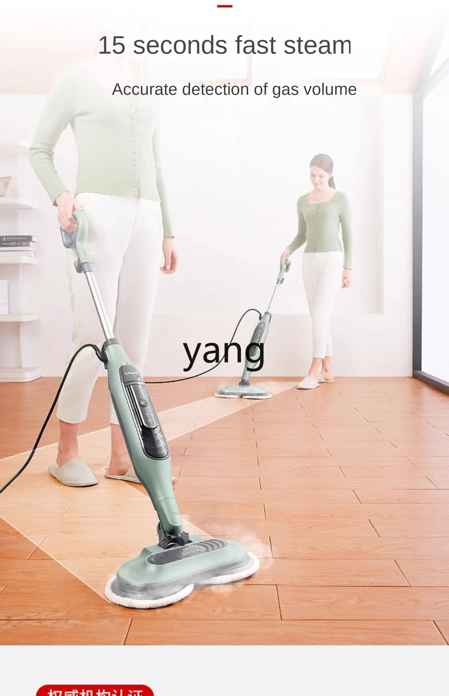 L'm'm Steam Mop Household High Temperature Handheld Electric Cleaning Machine Non-Wireless Mop T21