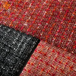 100x148cm Vintage Winter Tweed Boucle Woven Fabric Fashion Designer Jacquard Fabric DIY Sewing Coat Dress By The Meters