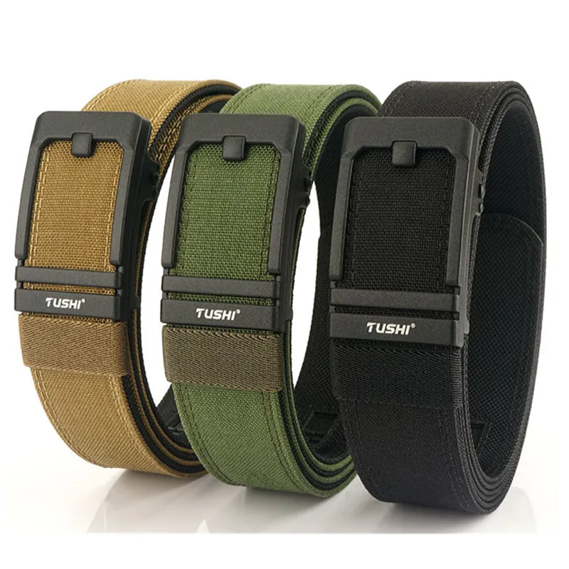 

Men's Tactical Belt Tight Sturdy Nylon Heavy Duty Hard Belt for Male Outdoor Casual Belt Automatic IPSC Pouch Holster Girdle