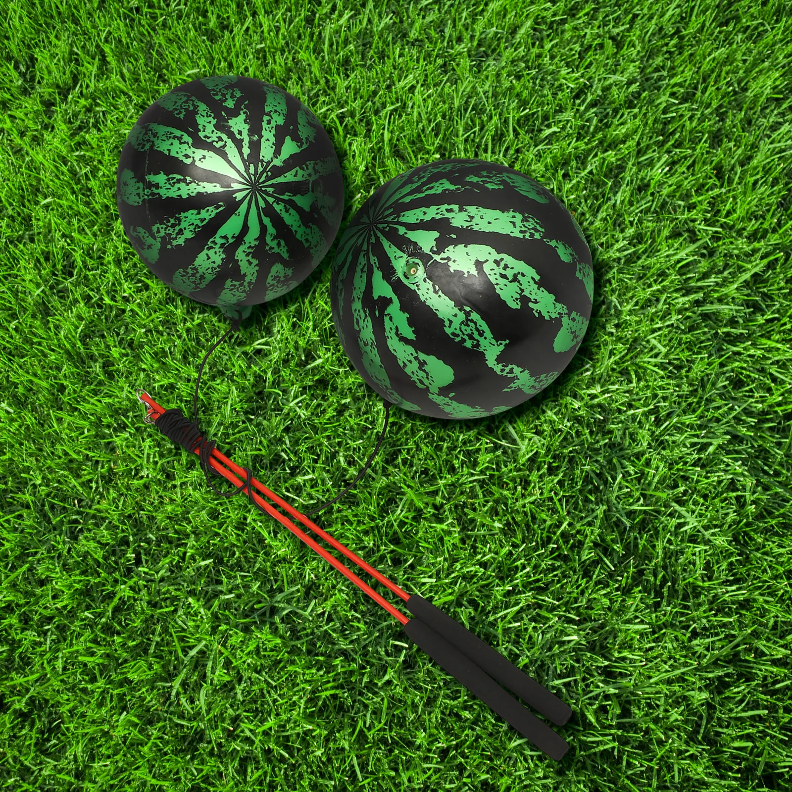 

1 Pair Fitness Bouncy Arm Exercise Throw Ball Pvc Nonslip Grip Elastic Rope Sports Training Tool Gym Exercise Leisure