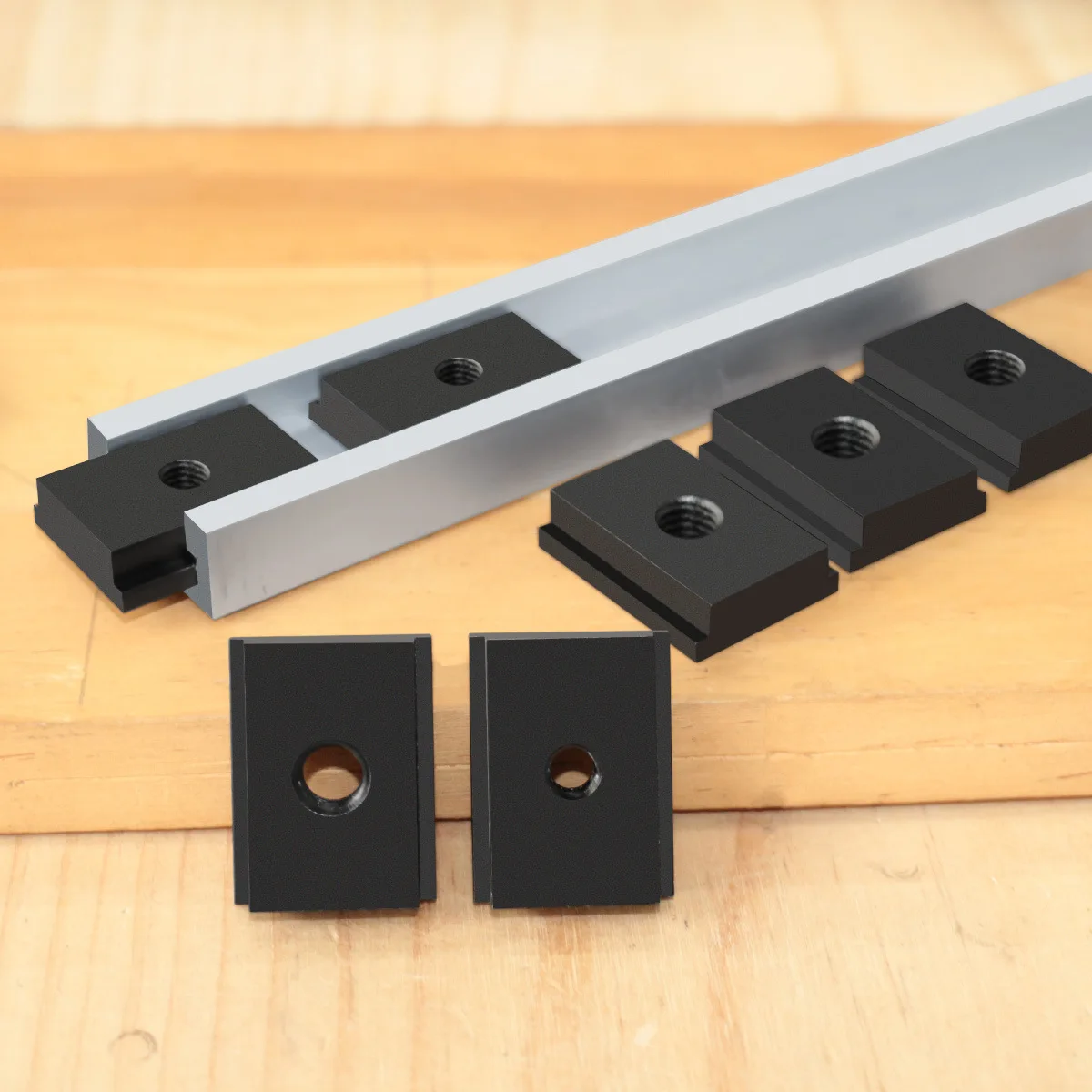 

DIY Table Saw Slide Strip Home Use Aluminum Alloy T-Slot Slide Block 30/45 for Woodworking Universal Backward Installation