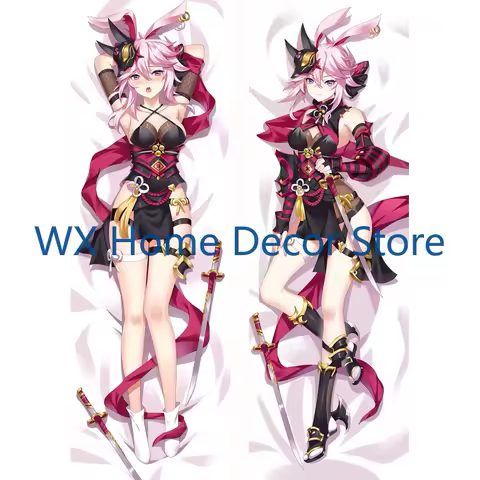 Honkai Impact 3 Yae Sakura Dakimakura Pillowcase Gift Waifu 2Side Print Anime Decor Pillow Case Hugging Body Cushion Cover Otaku