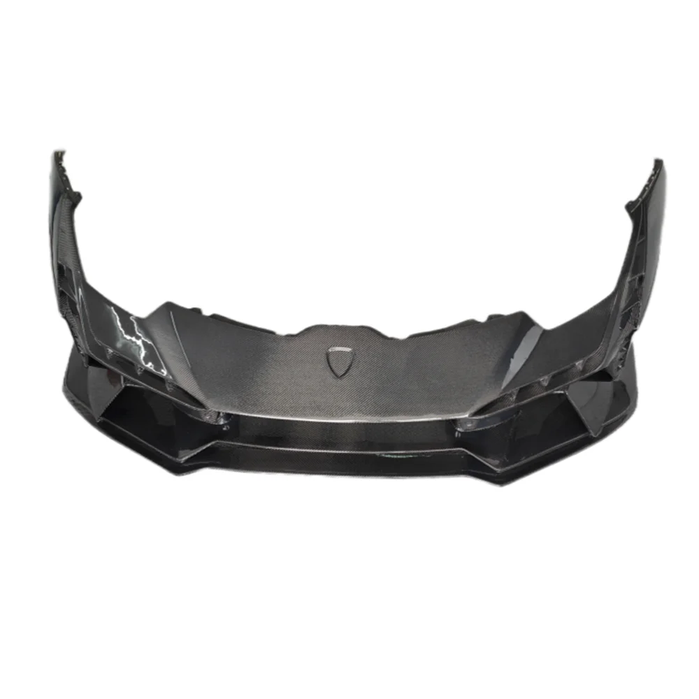 

All Carbon Fiber Car Front Bumper Lip Upgraded to Tecnica Style for Lamborghini LP580 LP610 Body Kit