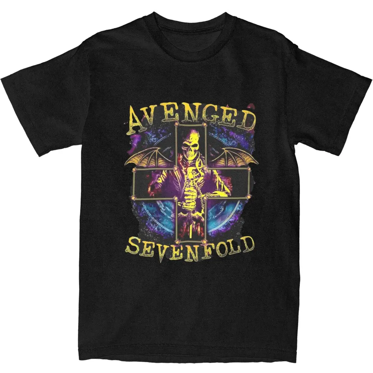 Avenged Sevenfold Logo T-Shirt Hippie T-Shirts Short-Sleeved Vintage Tshirt Summer 100% Cotton O-Neck 4XL 5XL 6XL Clothes