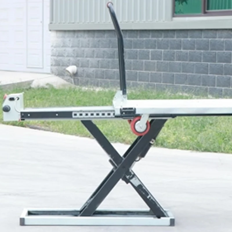 Electric Lift Truck Electric Hydraulic Lift Portable Vehicle-Mounted Scissor Lift Flatbed Truck Electric Hand Truck(Customized) view 4