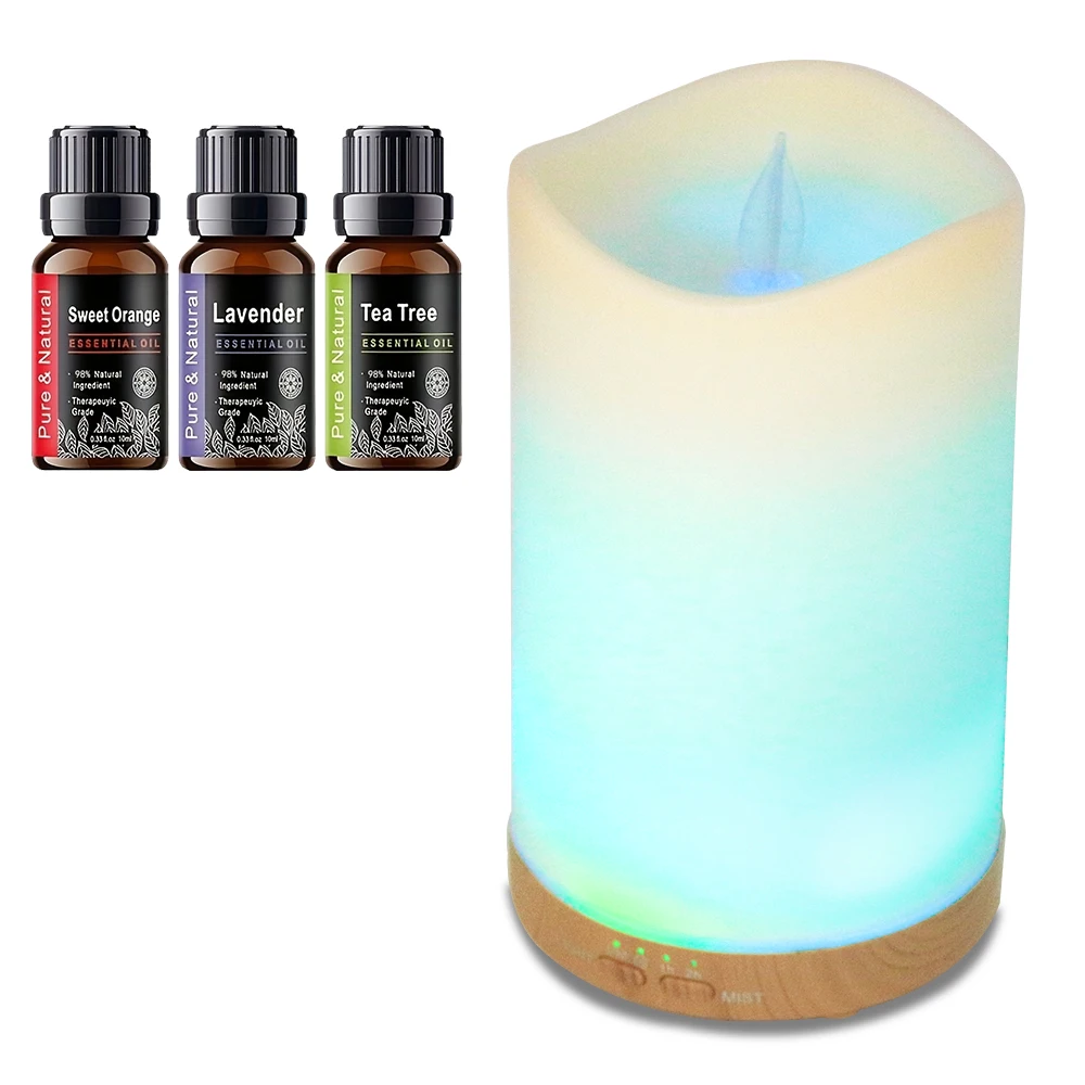 

Multifunctional Aromatherapy Diffuser 130ml Mist Air Humidifier , Set Relaxing Timer & Soft Night Light for Home/Work