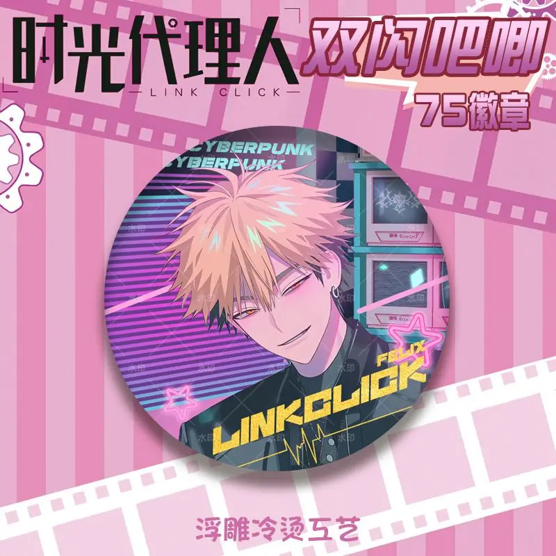 Броши в стиле аниме «Клинк Чарльз Фелликс», милый значок, куртка, джинсы, булавка с лацканами, коллекция подарочных аксессуаров, значок, брошь, орнамент