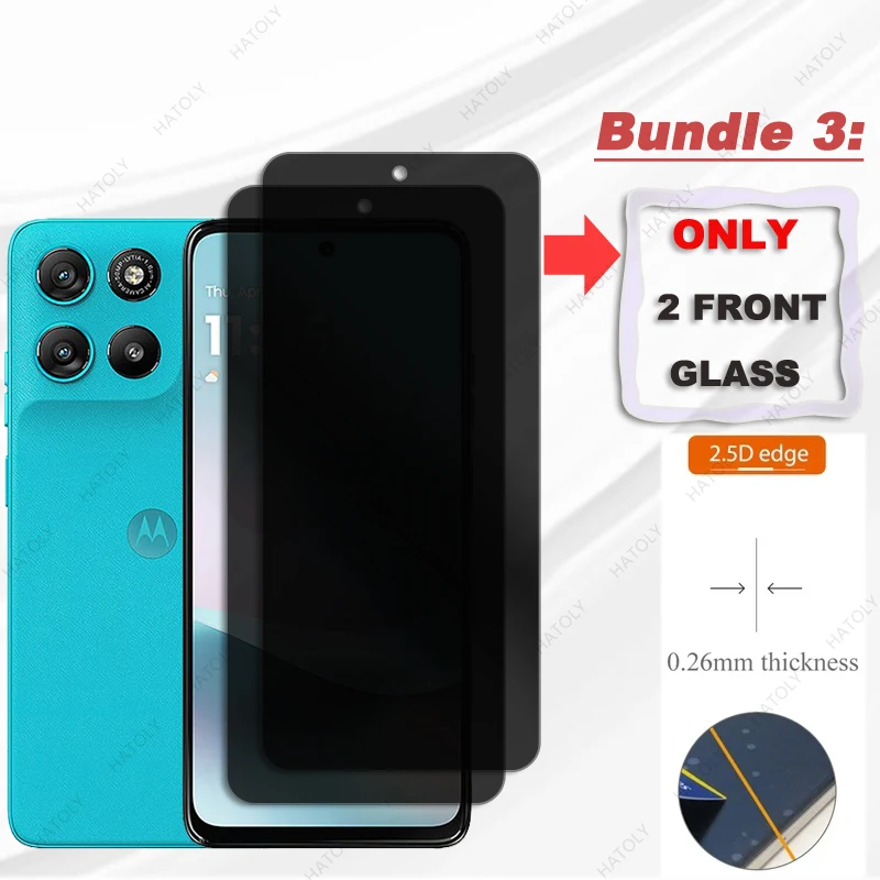 Privacy Screen Protector For Motorola Moto G100 China Glass Anti Glare For Moto G100 China Anti-spy Glass Camera Lens Protector