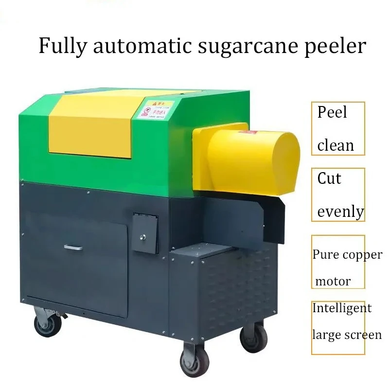 Sugarcane Peeling Machine Scraping Machine Electric Automatic Sugarcane Peeling Segment Cutting Machine Small Commercial