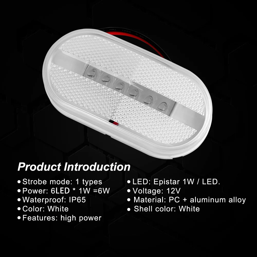 2pcs New 12v High-brightness Led Lights Truck Side Lights Truck Side Marker Lamp Contour Signal Lights