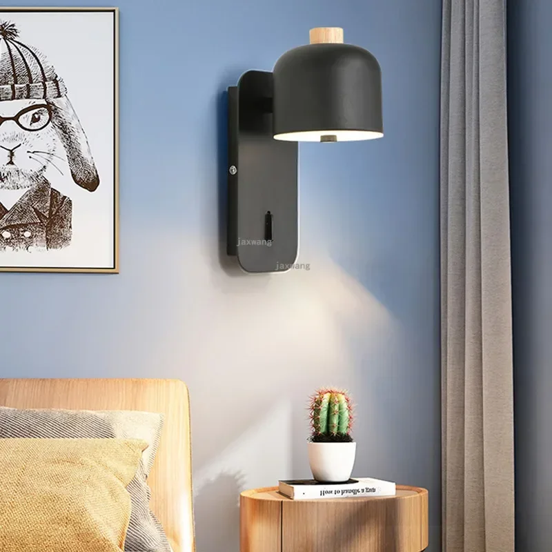 Nordic Led Wandlampen Bedlampje Slaapkamer Licht Wandlampen Voor Thuis Indoor Decor Verlichtingsarmaturen Keuken Armaturen