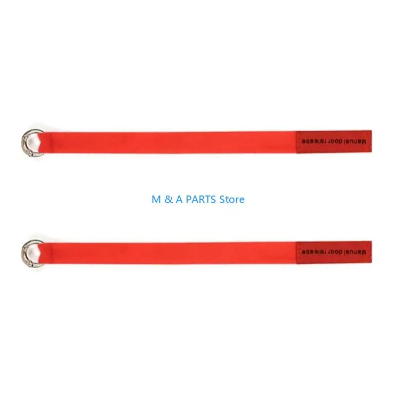 U1JF Quick Release Car Door Safety Rope Heavy Duty Emergency Exit Assistance Vehicle Door Emergency Pull Cord for passenger