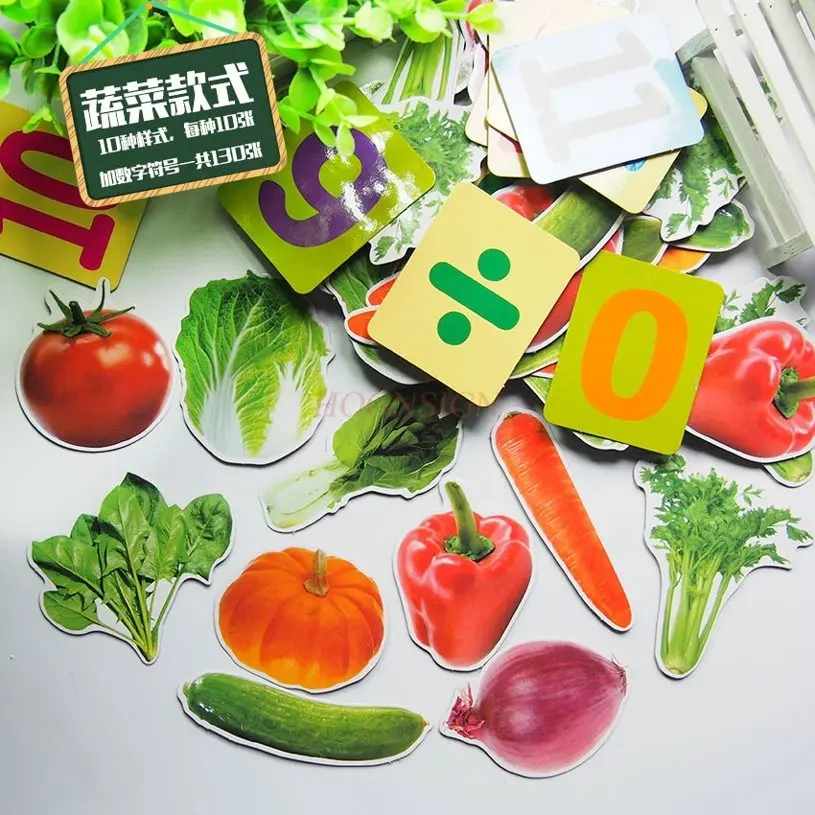 مجموعة واحدة من الوسائل التعليمية للحسابات، ملصقات مغناطيسية للسبورة، بطاقة ملصقات مغناطيسية للحيوانات للتعليم المبكر #5