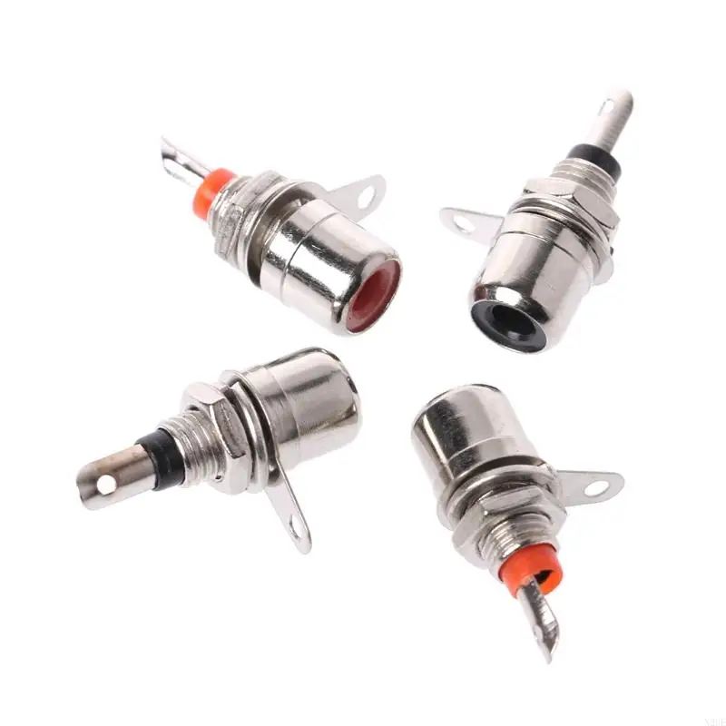 N2UE Phono Chassis Panel Female Socket Connector RCAAudio Female Socket Plug Adapter