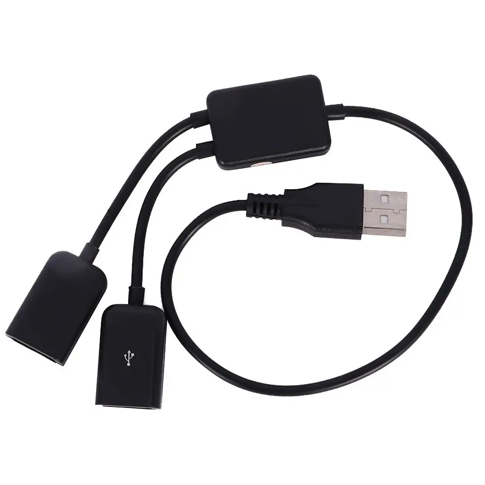 

1pc To Dual USB Female USB Male Male To USB Female OTG Adapter Hubs Extension Splitter USB Converter