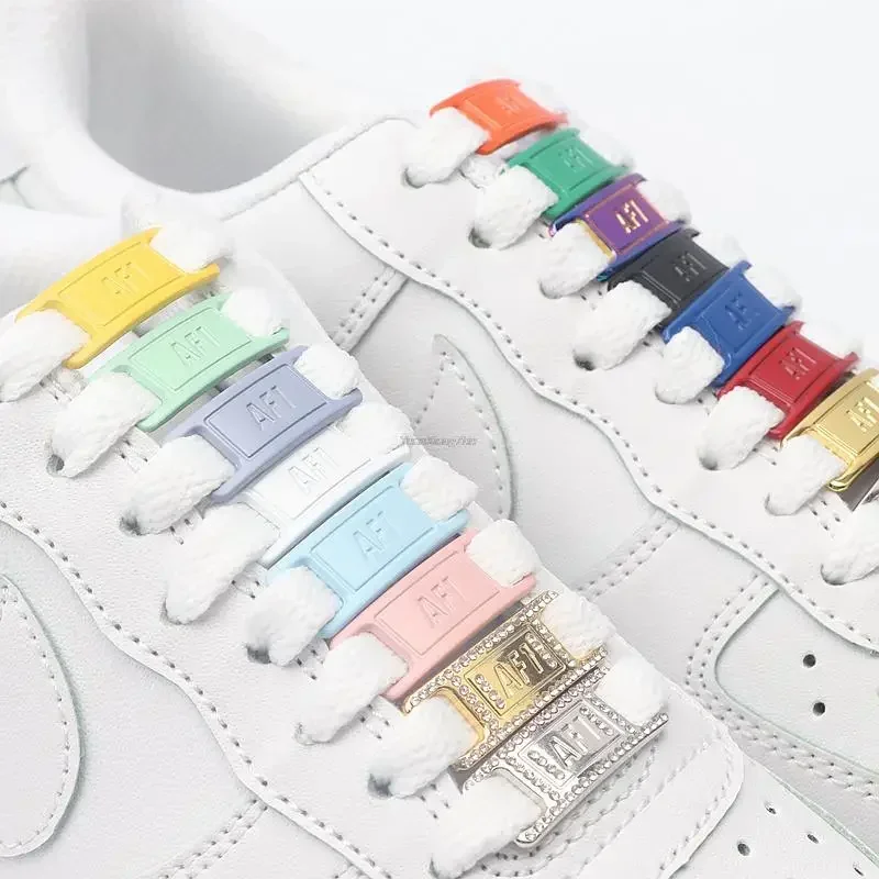 White Original Shoelaces Combination for Flats Sneakers Shoe Decoration Accessories Suitable for Shoe Lacing And Sneaker Customi