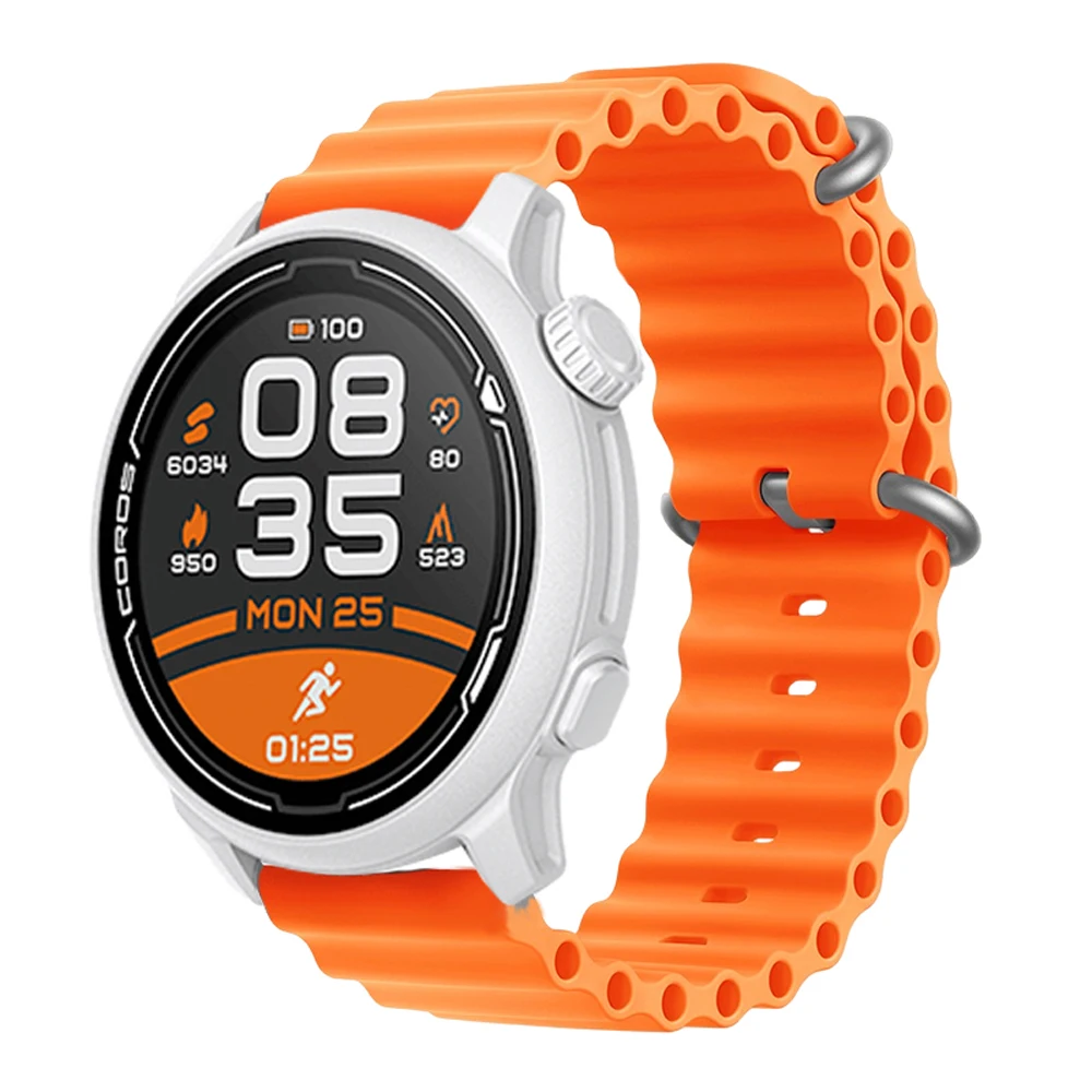 20mm 22mm Sports Silicone Strap For COROS PACE 3 2 Smartwatch Bracelet For COROS APEX/APEX 2 Pro/APEX 42mm 46mm Wristband Correa