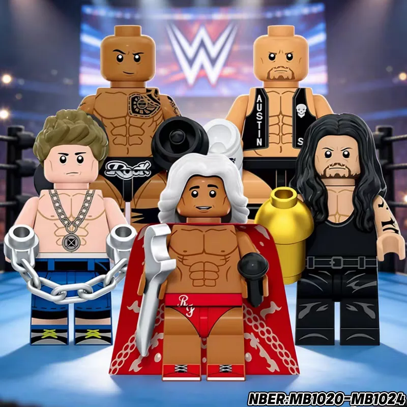 

В наличии: Конструкторы-фигурки персонажей WWE, мини-игрушки, коллекционные аксессуары, подарок