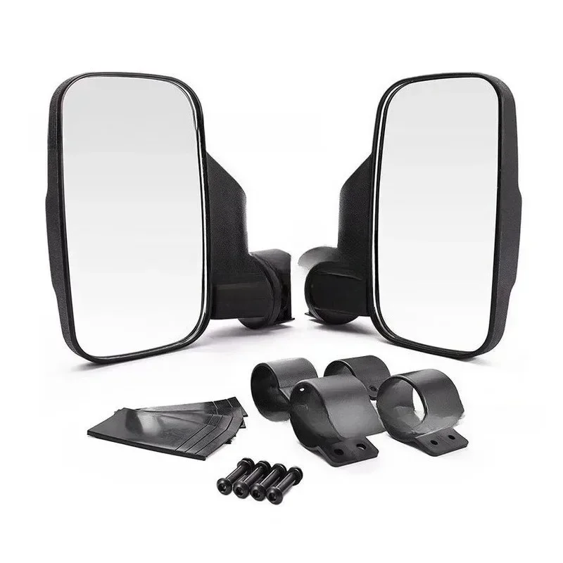 

New for Can-AM Maverick Kawasaki Pioneer UTV ATV with 1.75"/2" Coiled Tubing Compatible with Most UTVs Side Mirror