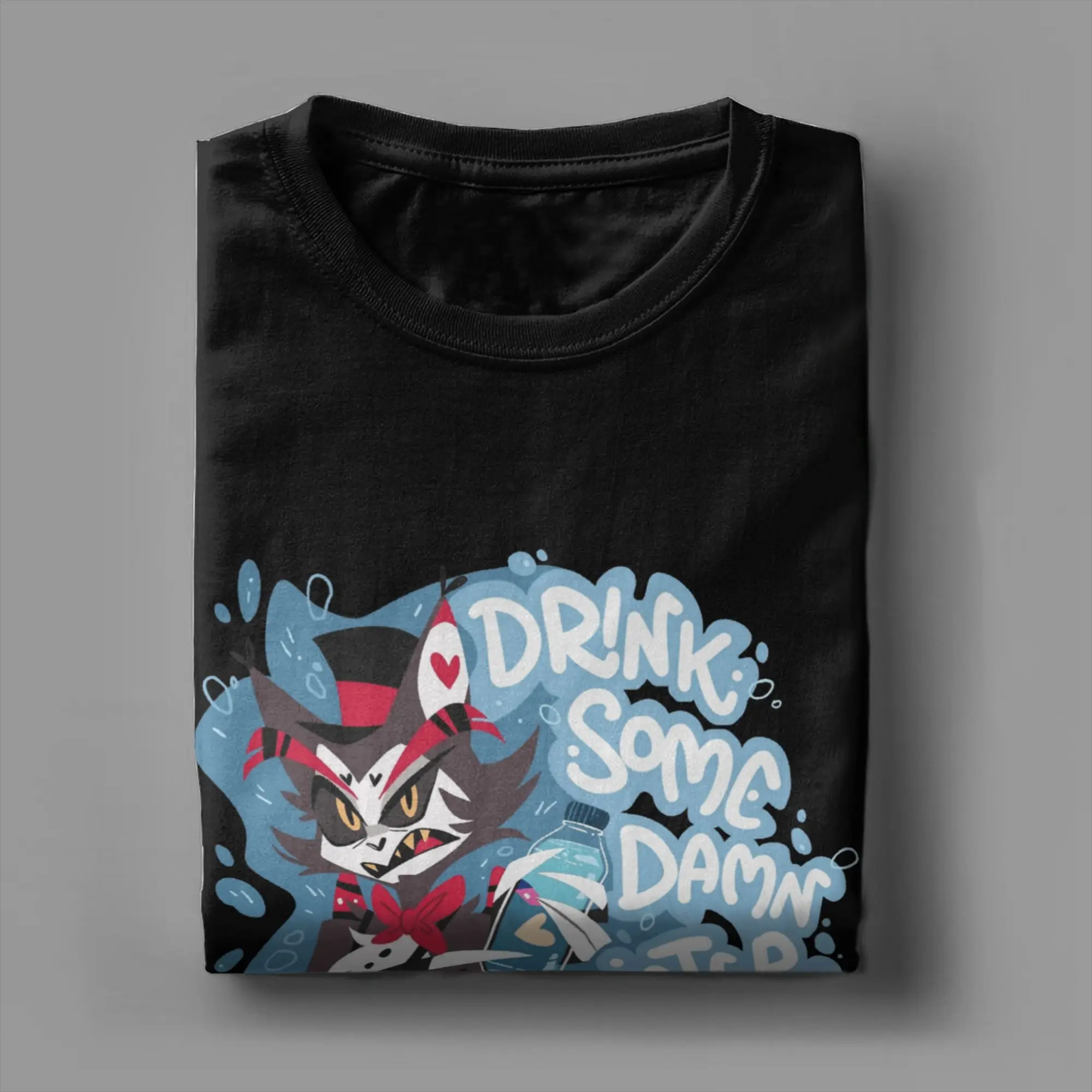 الرجال تي شيرت قشر البقاء ترطيب Hazbins أنيمي الفنادق تي شيرت الهيب هوب الصيف تي شيرت الشارع الشهير مخصص لتقوم بها بنفسك بلايز حجم كبير