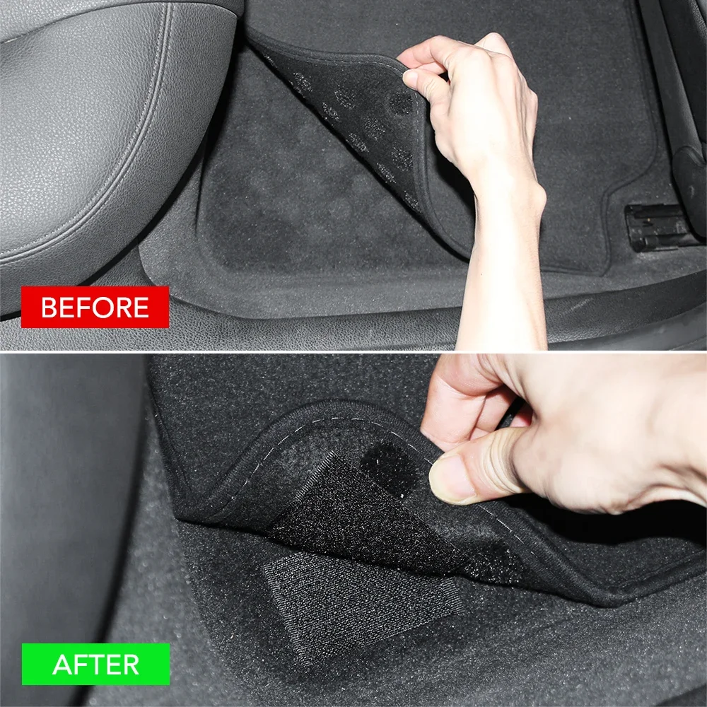 5pairs Universal Car Floor Mat Fastener Tape nylon sticker for Sofa rug retainer