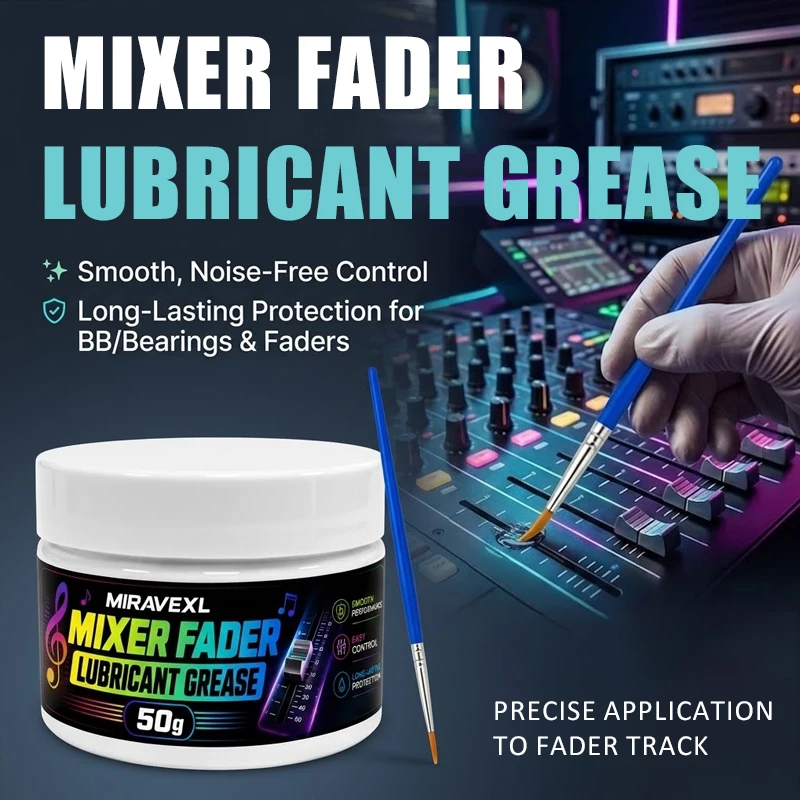 Specialized Mixer Fader Lubricant Grease Long-Lasting Protection and Smooth Control for Audio Mixing Hardware - MIRAVEXL