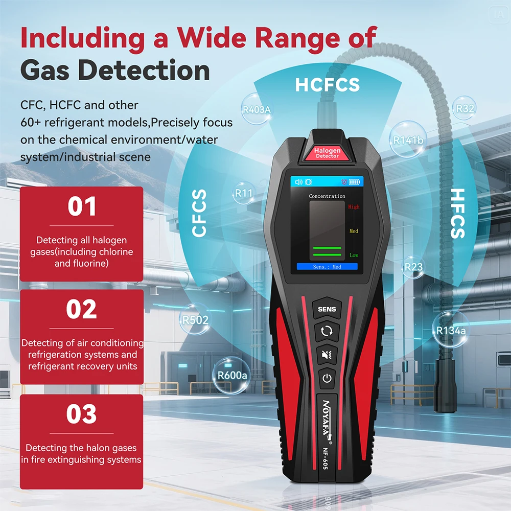 HoldPeak ハロゲン漏れ検知器 CFC/HCFC/HF - Industrial Tools のレビューと価格