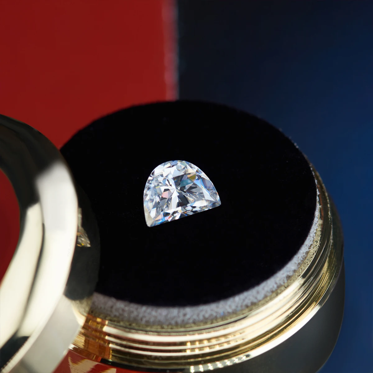 Großhändler Lose Edelsteine 0,1 ct Zu 1ct Halbe Mond Moissanite Mit GRA Zertifikat Echt Edelsteine Für Schmuck Pass Diamant Prüfung